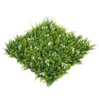 Faux Boxwood Grass Panels Planter Kunstige Boxwood Flower Hedge Panels