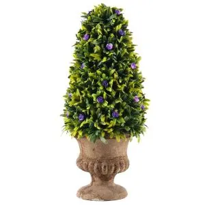 Kunstig plante Bonsai med blomst